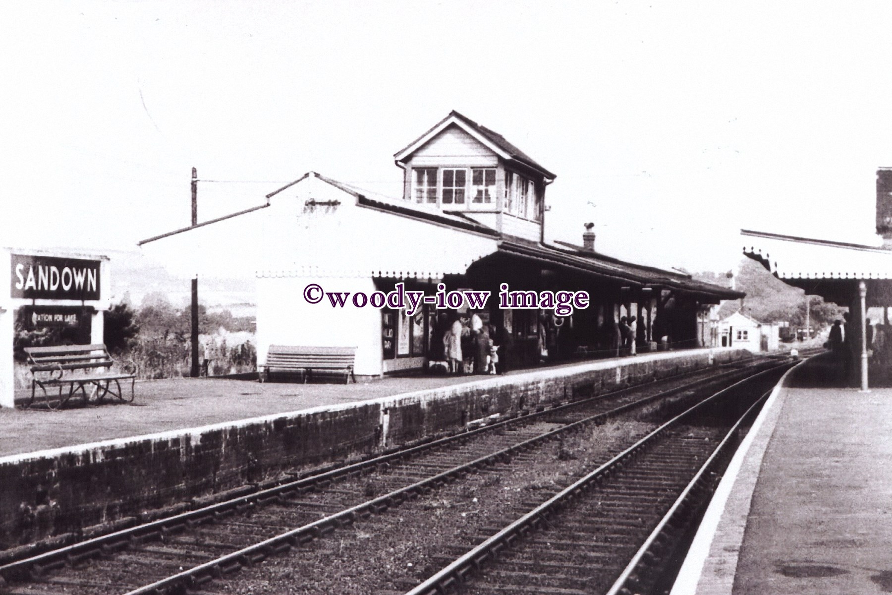 rp118 Sandown Railway Station , Isle of Wight photo eBay